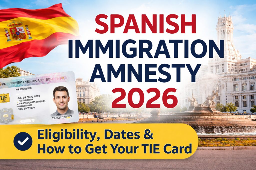 Spanish immigration amnesty 2026 guide